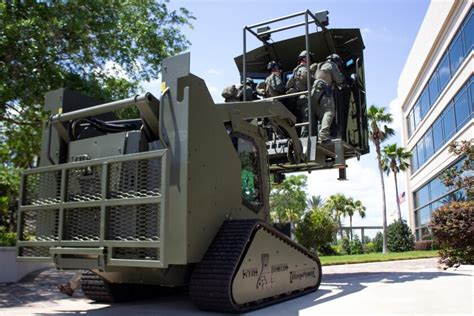 armoured skid steer|police armored vehicle training.